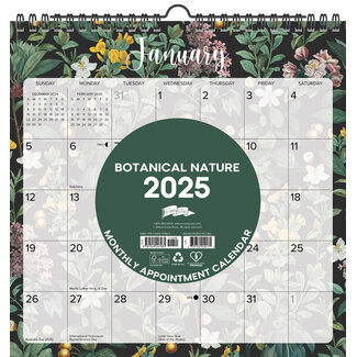 Willow Creek Botanischer Spiralkalender 2025