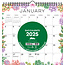 Calendrier spiralé Succulentes 2025