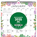 Willow Creek Succulents Spiral Calendar 2025