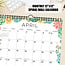 Succulents Spiral Calendar 2025