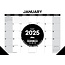 Basic Desk Pad - Calendrier de bureau 2025