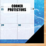 Strand Desk Pad - Desk Calendar 2025 Narrow