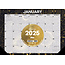 Willow Creek Celestial Desk Pad - Tischkalender 2025 Schmal