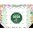 Succulents Desk Pad - Desk Calendar 2025 Narrow