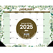 Willow Creek Eucalyptus Desk Pad - Calendario de escritorio 2025