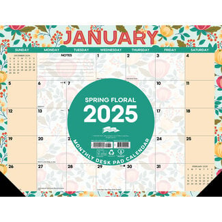 Willow Creek Schreibtischunterlage Spring Floral - Tischkalender 2025