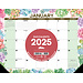 Willow Creek Taccuino per le succulente - Calendario da tavolo 2025