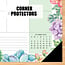 Sous-main Succulents - Calendrier de bureau 2025