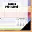 Sous-main Stripes aquarelles - Calendrier de bureau 2025