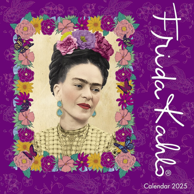 Flame Tree Frida Kahlo Calendar 2025