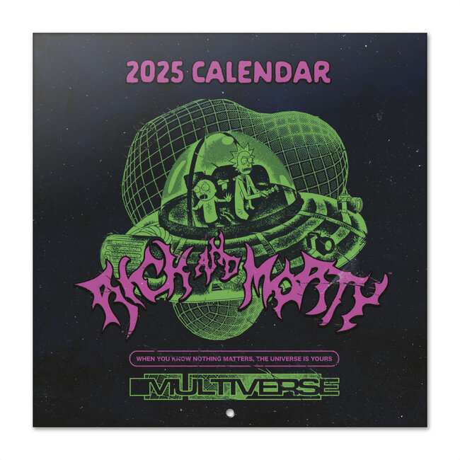 Calendario Rick e Morty 2025