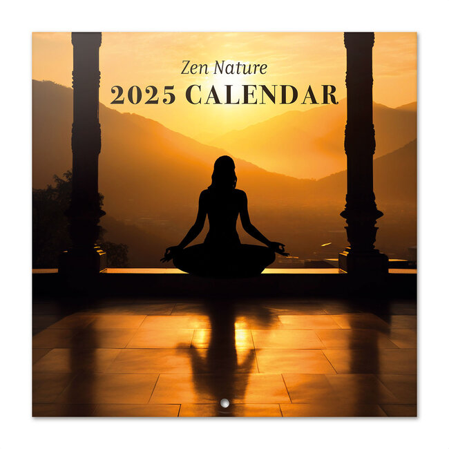 Zen Nature Calendar 2025