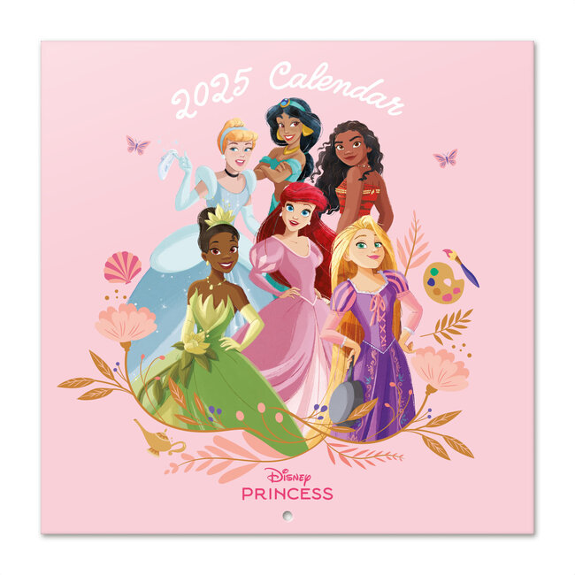 Disney Princess Calendar 2025