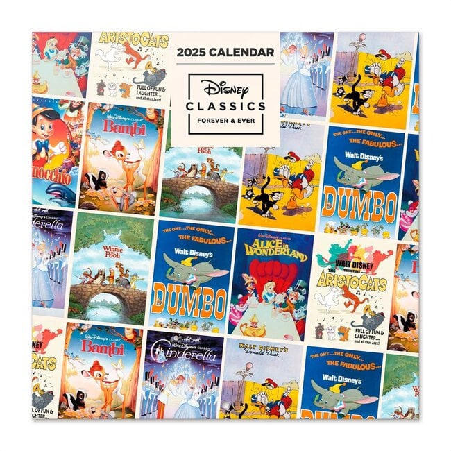 Disney Classic Films Calendar 2025