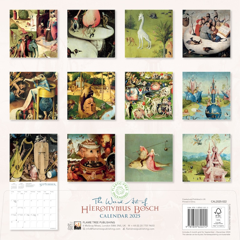 Buying Hieronymus Bosch Calendar 2025? Quick and easy online