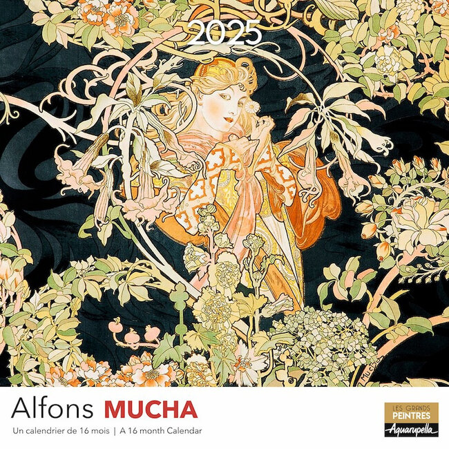 Alfons Mucha Calendar 2025
