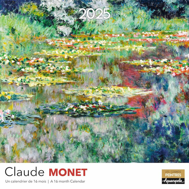 Aquarupella Claude Monet Calendario 2025