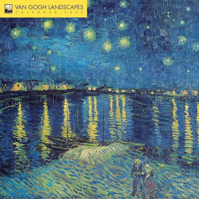 Flame Tree Calendrier des paysages de Vincent van Gogh 2025