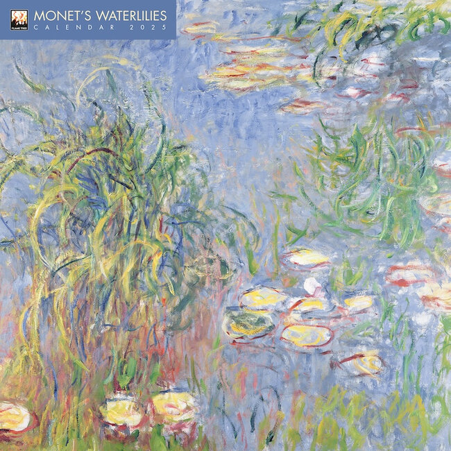 Flame Tree Monet's Waterlilies Calendar 2025