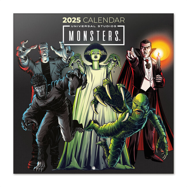 Universal Monsters Calendar 2025