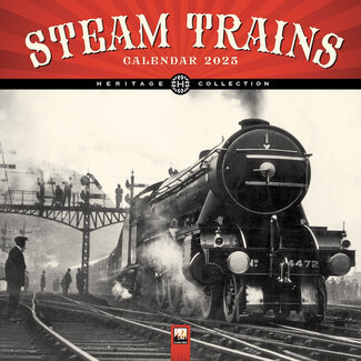 Flame Tree Steam Trains Heritage Calendar 2025