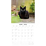 Calendrier des chats noirs 2025