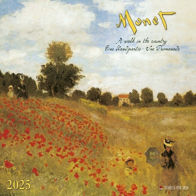 Calendario Monet 2025 Un paseo por el campo