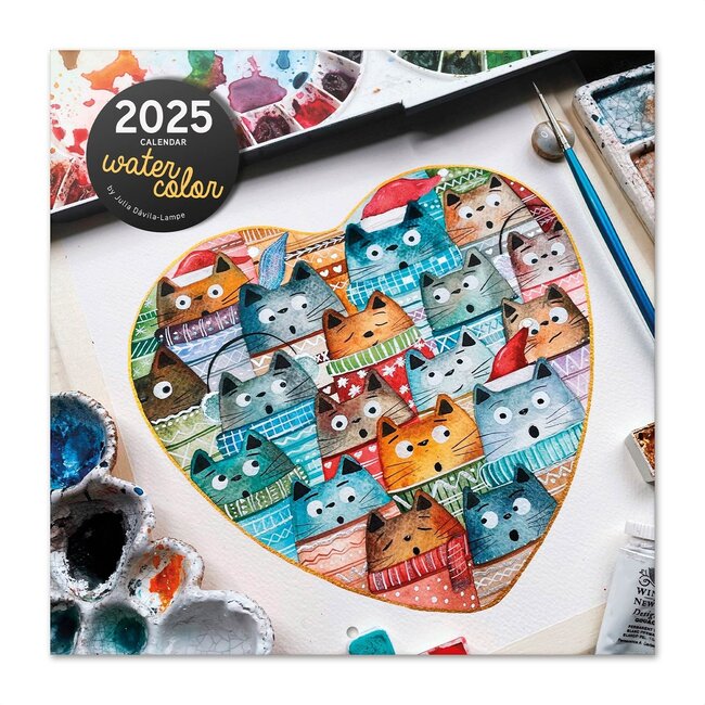 Calendrier aquarelle 2025