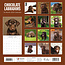 Calendario Labrador Retriever Brown 2025