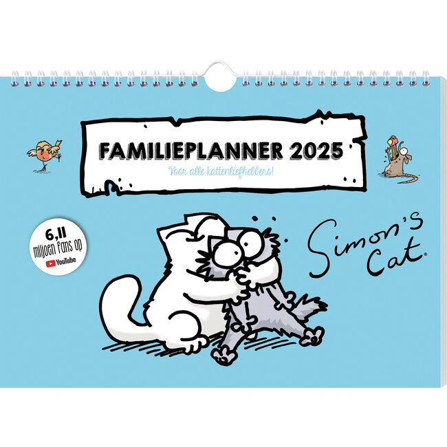 Inter-Stat Simon's Cat Familieplanner 2025