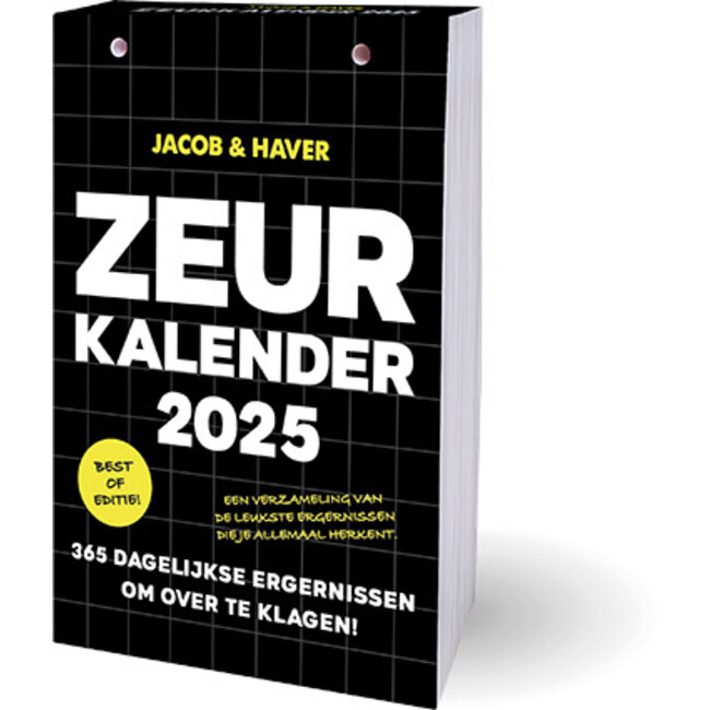 Zeur Scheurk Calendrier 2025