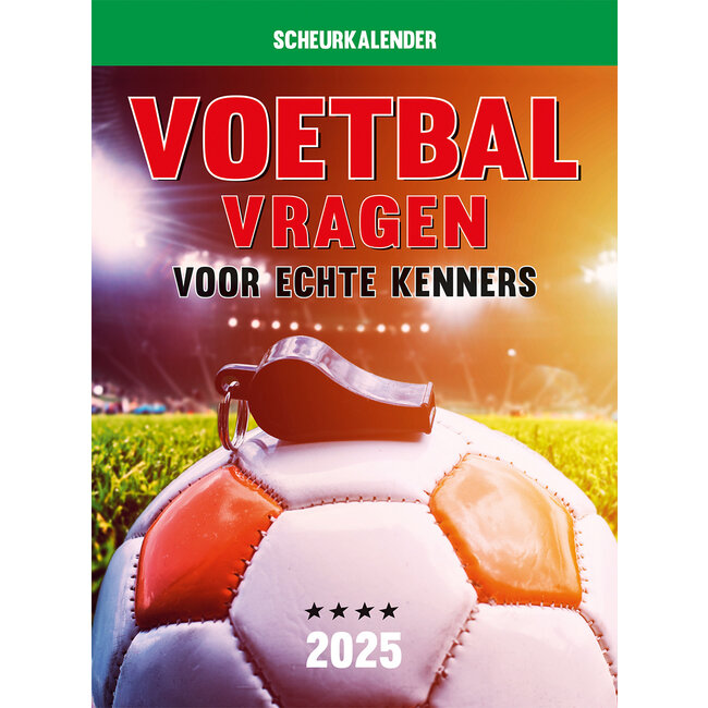 Lantaarn Voetbalvragen Scheurkalender 2025