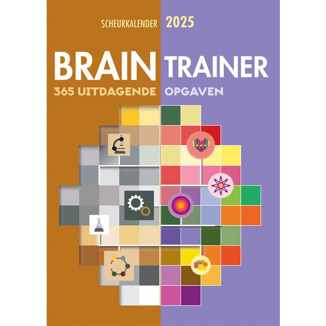 Brain training tear-off calendar 2025