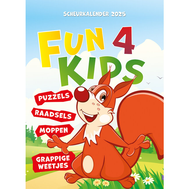 Fun 4 Kids tear-off calendar 2025