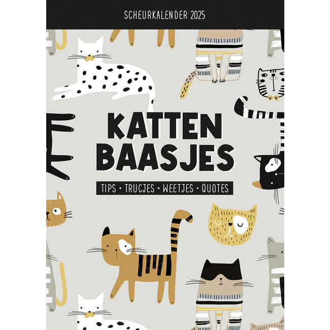 Kattenbaasjes Scheurkalender 2025