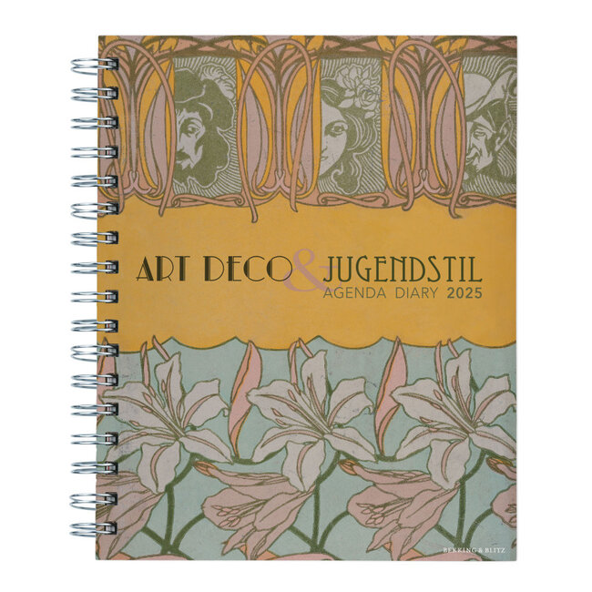 Bekking & Blitz Art Deco and Art Nouveau Weekly Diary 2025