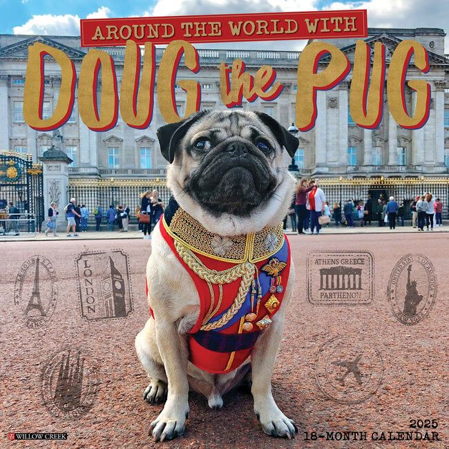 Doug the Pug Kalender 2025