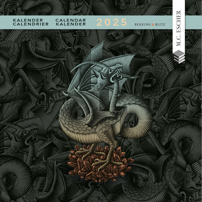 Bekking & Blitz M C Escher Mini Calendar 2025