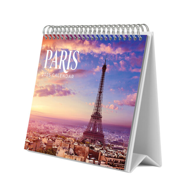 Calendario de escritorio de París 2025
