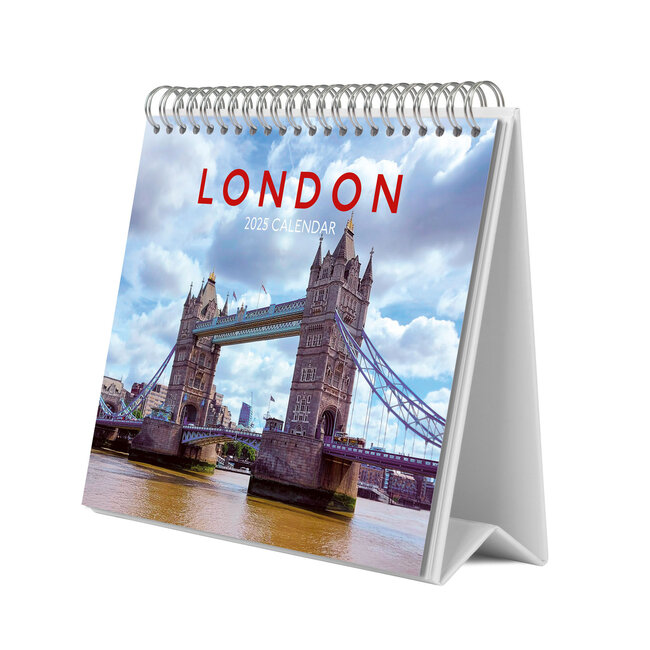 Calendrier de bureau Londres 2025