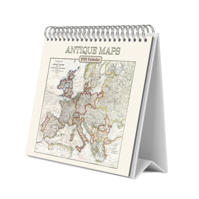 Grupo Antike Landkarten Tischkalender 2025