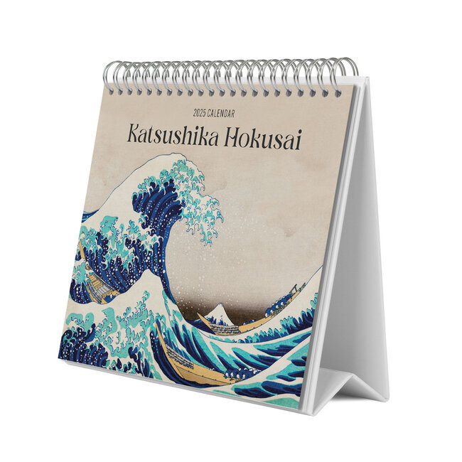 Calendario de escritorio Hokusai 2025