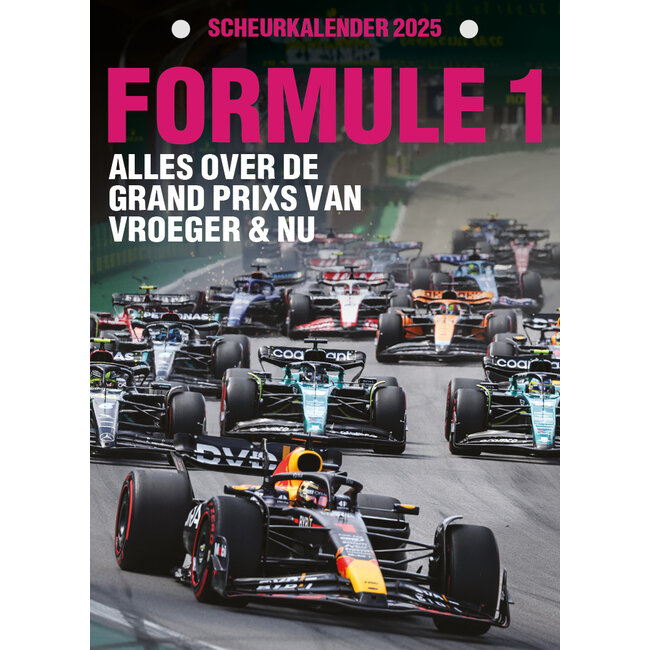 Formel-1-Abreißkalender 2025