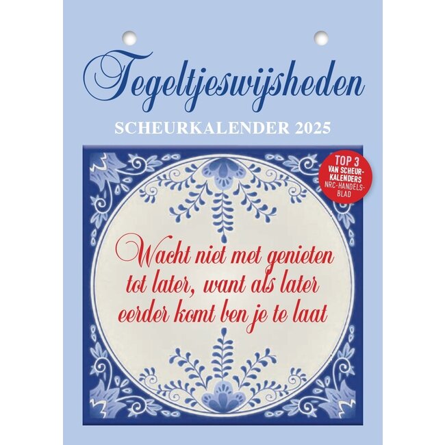 Edicola Tile wisdom tear-off calendar 2025