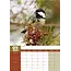 Garden birds A3 Calendar 2025