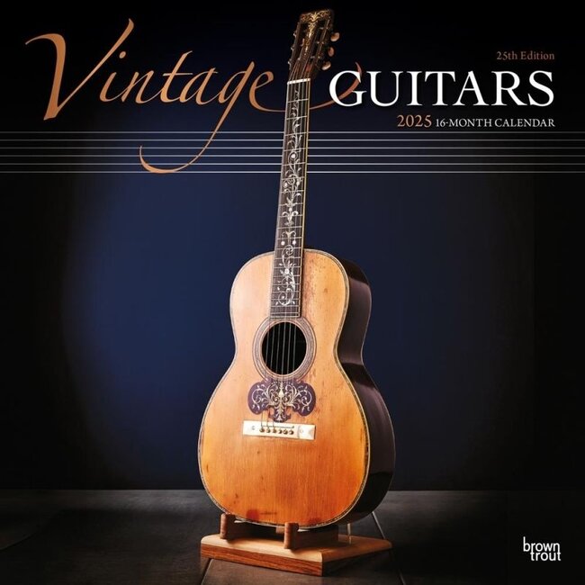 Calendrier des guitares vintage 2025