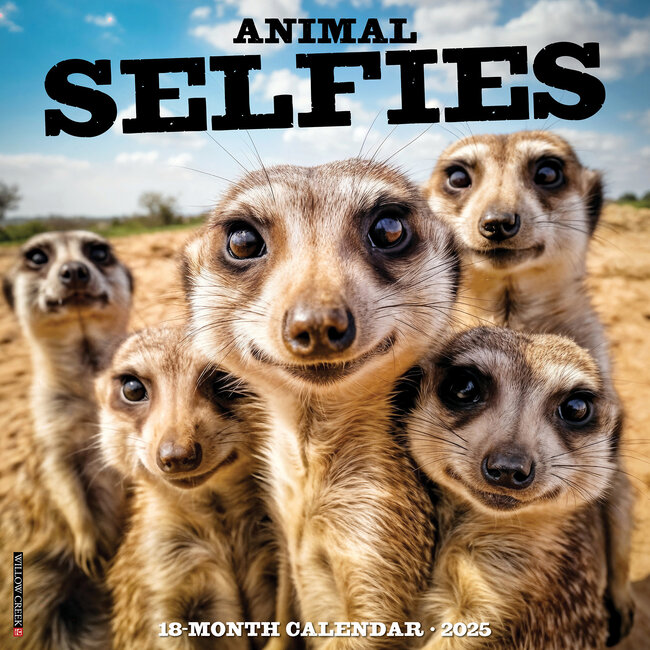 Dieren Selfies Kalender 2025
