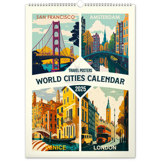 Travel posters - World Cities Calendar 2025