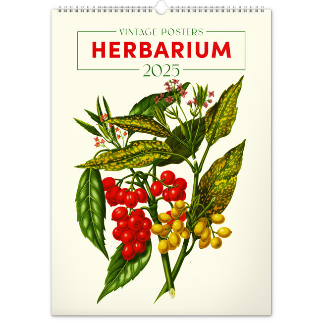 Vintage Posters - Herbarium Calendar 2025