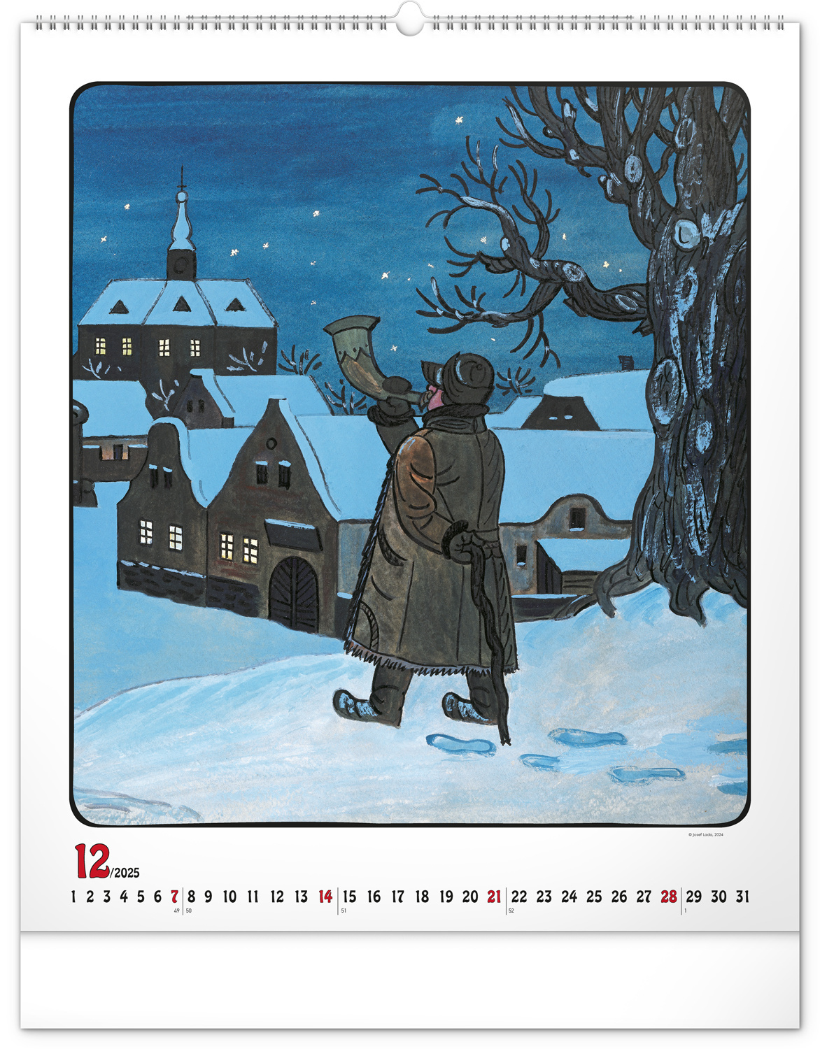 Buying Josef Lada Calendar 2025? Order online quickly and easily 